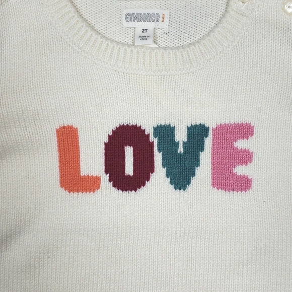Gymboree Toddler Girls Knit Love Sweater - Picture 5 of 12
